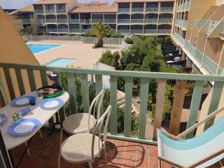 Duplex 6 pers avec piscine, parking privé, clim portable, à 10 min du Vieux Village de Gruissan - FR-1-796-21 - Gruissan - 9