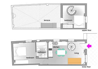 HomeySeville-Duplex con Terraza Santa Cruz 5 pax, Parking Optional - Siviglia - 3