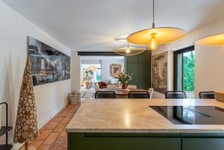 Villa provençale 200m2 entièrement climatisé piscine vue Ventoux - Villeneuve-lès-Avignon - 8