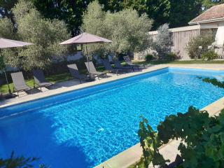 VILLA LE CLOS DES OLIVIERS, piscine chauffée, 5 chambres, jardin de 2500m2, proche plage - Léon - 9