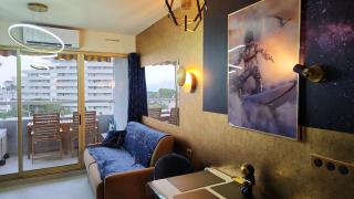 L'ASTRONAUTE - Balcon vue mer - CLIM - place parking privée - Marina baie des anges - 2