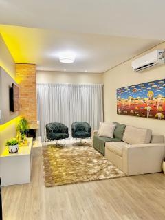 Apto Encantador com Lareira, piscina e jacuzzi - Gramado - 9
