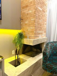 Apto Encantador com Lareira, piscina e jacuzzi - Gramado - 7