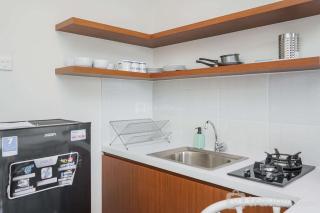 Fully Furnished with Comfortable Design 3BR Asatti Apartment By Travelio - Tangerang - 0