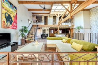 Loft centre-ville Parking, clim, wifi - Carcassonne - 0