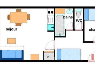 Appartement 5 pers. avec balcon, proche pistes et commerces à Val Cenis Le Haut - FR-1-508-257 - Lanslevillard - 5