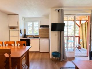 Joli duplex pr 5p, parking, balcon, piscine été - Cauterets - 9