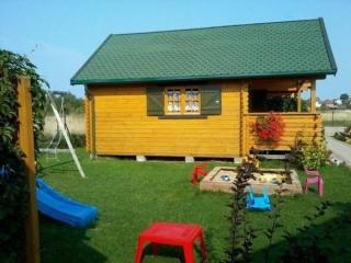 Gemütliches Holzferienhaus mit Grill und Garten - Rusinowo - 2