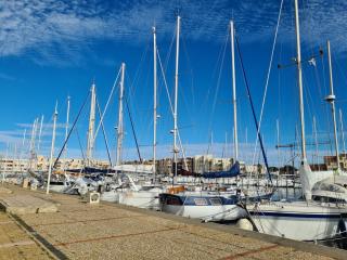 Port Leucate T2 Cabine 4 pers, RDC surélevé, Terrasse Ouest, Parking privé, Proche mer, Équipé - FR-1-798-5 - Leucate - 1