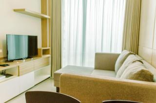 Comfort and Minimalist 1BR at Tree Park City BSD Apartment By Travelio - Tangerang - 1