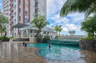 Comfort Studio Apartment Vida View Makassar By Travelio - Pampang - 9
