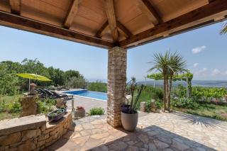 Ferienhaus mit Privatpool für 4 Personen 2 Kinder ca 90 m in Viskovici, Istrien Bucht von Raša - Viskovići - 4