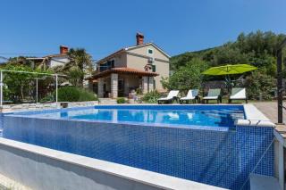 Ferienhaus mit Privatpool für 4 Personen 2 Kinder ca 90 m in Viskovici, Istrien Bucht von Raša - Viskovići - 5