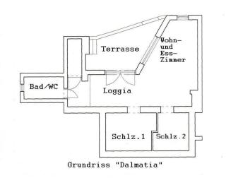 Ferienwohnung in Šibenik mit Großem Grill - Jadrija - 1