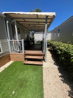 Mobil home spacieux 6-8 pers, camping 4 étoiles, la Carabasse - Vias - 0