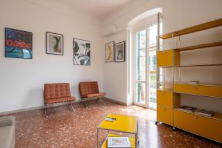 Fancy apartment bright with city and mountain view on an ancient staircase 5 mins to the station with 2 balcony with amazing city view - La Spezia - 0