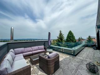 Apartmán se saunou a terasou s výhledem na Brno - Brno - 7