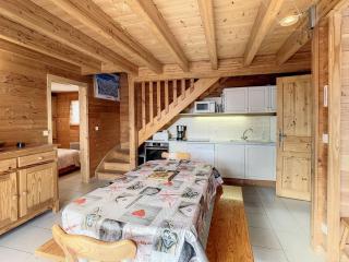 Chalet cosy 2 étoiles, 9 pers, 4 ch, 2 sdb, terrasse sud, proche télésiège, commerces, piscine été - FR-1-417-5 - La Toussuire - 9