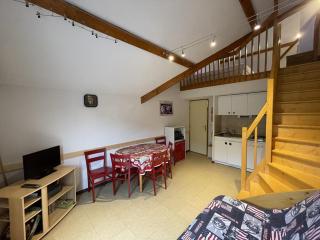Studio cosy face aux pistes avec mezzanine et navette gratuite - FR-1-787-39 - Laveissière - 5
