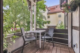 HIRSCH Stadt Apartment 3 - Balkon mit Flussblick - Parkplatz - 6