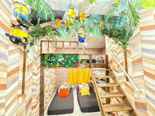 New open Hotel Jungle fun fun J4 USJ 8minutes nishikujyo 3minutes - Osaka - 0