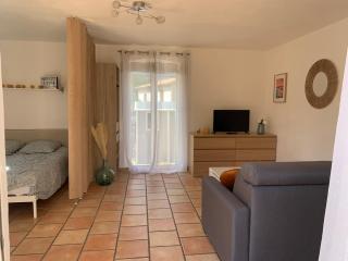 Studio indépendant neuf avec piscine et jardin - 9