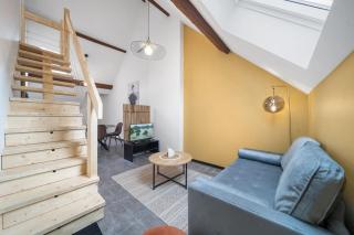 Le Duplex Moutarde, prox centre et Gare, 50m2, climatisation - 5