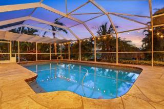 OH! What a Villa - Sunsets, Saltwater Pool, Hot tub, Tiki Hut, Dock - Villa Coastal Cottage- Roelens - Cape Coral - 7