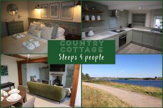 NEW Country Cottage with log fire & parking - - 0