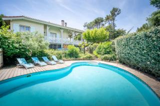 Unique Pool Villa 500m from the beach, Hamptons Style with beautiful Garden - Moliets-et-Maa - 0