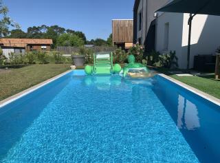 Maison au calme avec piscine chauffée à 10 mn des plages - Seignosse - 0