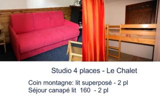 LE CHALET - Piscine 13 - Studio pour 4 Personnes MAE-8744 - Gourette - 4