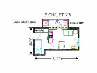 LE CHALET - Piscine 6 - Studio pour 4 Personnes MAE-8754 - Gourette - 5