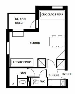Résidence LE CREY - Studio pour 4 Personnes MAE-9464 - Aime La Plagne - 1