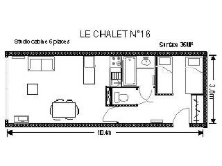 LE CHALET - Piscine 16 - Studio pour 6 Personnes MAE-8824 - Gourette - 5
