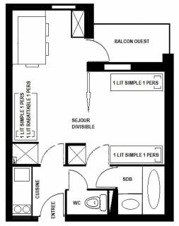 Résidence LE CREY - Studio pour 3 Personnes MAE-9484 - Aime La Plagne - 1