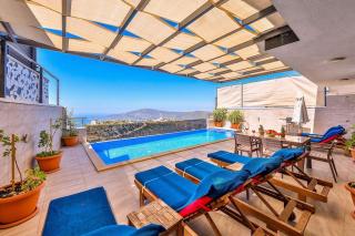 Deniz Manzaralı Havuzlu Villa Kardelen - Kaş - 7