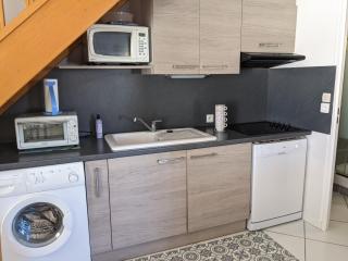 Superbe villa T4 confort avec cour, proche plage - 6 Pers. Parking - FR-1-797-47 - 6