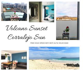 Corralejo Sun - Volcano sunset - Corralejo - 0