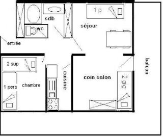 Résidence La Meije - 2 Pièces divisible 6 pers - LA MEIJE - 022ME -PLAGNE CENTRE MAE-1924 - Aime-la-Plagne - 1