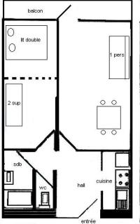 Résidence Le Jannu - 2 Pièces 5 pers - LE JANNU - PLAGNE CENTRE MAE-8974 - Aime La Plagne - 2