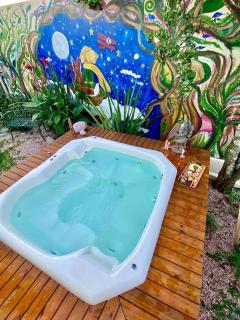 Private Cosmic VILLA! 2 Homes, Yoga Room & JACUZZI! - Alto Paraíso de Goiás - 8
