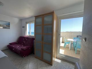 Studio lumineux face mer avec terrasse et parking, proche port et commerces, 4P - FR-1-799-31 - Le Barcarès - 6