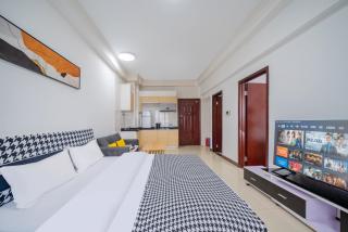 Guangzhou Lijing Aparthotel Pazhou Exhibition Center - Next to Exit D of Wanshengwei MTR Station - Canton - 1