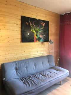 T2 avec une chambre et un coin montagne en Rez-de-chaussée avec terrasse et table extérieure - Enchastrayes - 4