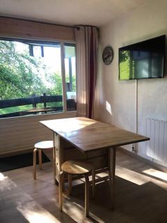 T2 avec une chambre et un coin montagne en Rez-de-chaussée avec terrasse et table extérieure - Enchastrayes - 2