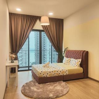 轻奢风休闲三卧三卫6-12人适合家庭入住Danga Bay - Johor Bahru - 5