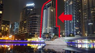 Luxury 1 Bedroom Full Marina View, Sleeps 5, 1 Min to Metro - Dubai - 2