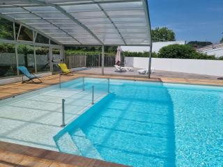 Chalet Etxetxoa, de 1 à 4 personnes avec Climatisation, SPA, Terrain privé et Piscine - Hasparren - 8