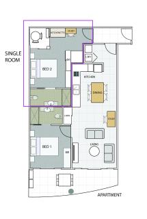 City Quays Accommodation 2 - 1